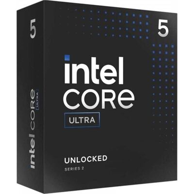 Intel CPU CORE U5-225F S1851 BOX/3.3G BX80768225F S RQD2 IN (LGA 1851, 3.30 GHz, 10 -Core), Processeur Intel CPU CORE U5-225F S1851 BOX/3.3G BX80768225F S RQD2 IN (LGA 1851, 3.30 GHz, 10 -Core), Processeur