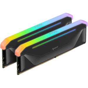 Apacer 32 GB DDR5-RAM PC6000 OC Nox RGB CL38 (2x16) (2 x 16GB, 6000 MHz, RAM DDR5, DIMM), Mémoire vive, Noir Apacer 32 GB DDR5-RAM PC6000 OC Nox RGB CL38 (2x16) (2 x 16GB, 6000 MHz, RAM DDR5, DIMM), Mémoire vive, Noir