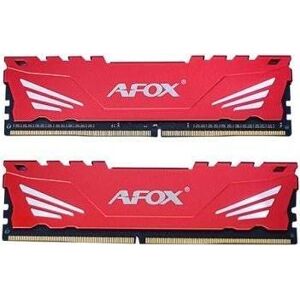 AFOX GAMING DDR4 2X16GB 3200MHZ CL16 RANK1 XMP2 RED (2 x 16GB, 3200 MHz, RAM DDR4, DIMM), Mémoire vive, Rouge AFOX GAMING DDR4 2X16GB 3200MHZ CL16 RANK1 XMP2 RED (2 x 16GB, 3200 MHz, RAM DDR4, DIMM), Mémoire vive, Rouge