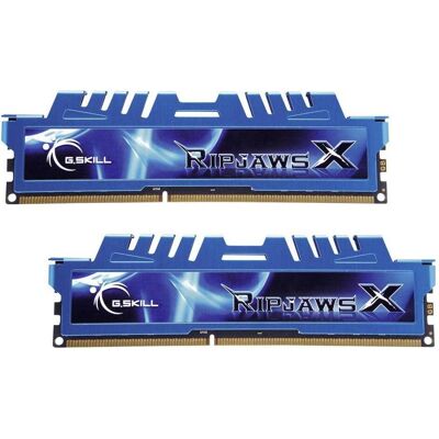 G.Skill RipjawsX (2 x 8GB, 1600 MHz, RAM DDR3, DIMM), Mémoire vive, Bleu G.Skill RipjawsX (2 x 8GB, 1600 MHz, RAM DDR3, DIMM), Mémoire vive, Bleu