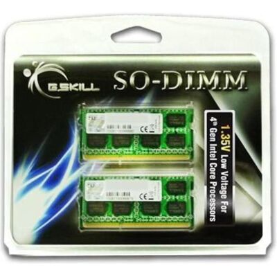 G.Skill F3-1600C11D-16GSL (2 x 8GB, 1600 MHz, RAM DDR3, SO-DIMM), Mémoire vive, Vert G.Skill F3-1600C11D-16GSL (2 x 8GB, 1600 MHz, RAM DDR3, SO-DIMM), Mémoire vive, Vert