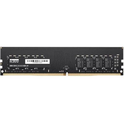 Klevv 16GB (1x 16GB) 3200MT/s DDR4 UDIMM (1 x 16GB, 3200 MHz, RAM DDR4, DIMM), Mémoire vive, Noir Klevv 16GB (1x 16GB) 3200MT/s DDR4 UDIMM (1 x 16GB, 3200 MHz, RAM DDR4, DIMM), Mémoire vive, Noir
