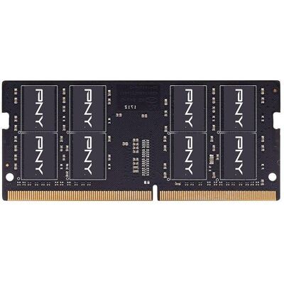 PNY Speicher 16GB DDR4 3200 SO-DIMM MN16GSD43200-SB (1 x 16GB, 3200 MHz, RAM DDR4, SO-DIMM), Mémoire vive, Noir PNY Speicher 16GB DDR4 3200 SO-DIMM MN16GSD43200-SB (1 x 16GB, 3200 MHz, RAM DDR4, SO-DIMM), Mémoire vive, Noir