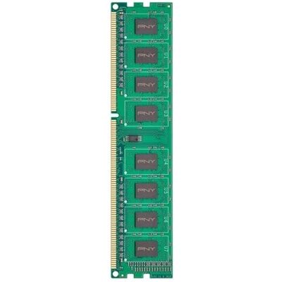 PNY 8 GB DDR3-RAM PC1600 (MD8GSD31600-SI) 1x8GB TRAY (1 x 8GB, 1600 MHz, RAM DDR3, DIMM), Mémoire vive, Noir PNY 8 GB DDR3-RAM PC1600 (MD8GSD31600-SI) 1x8GB TRAY (1 x 8GB, 1600 MHz, RAM DDR3, DIMM), Mémoire vive, Noir