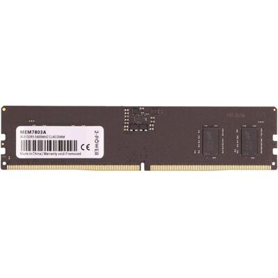 2-Power 8GB DDR5 5600MHZ CL40 DIMM (1 x 8GB, 5600 MHz, RAM DDR5, DIMM), Mémoire vive 2-Power 8GB DDR5 5600MHZ CL40 DIMM (1 x 8GB, 5600 MHz, RAM DDR5, DIMM), Mémoire vive