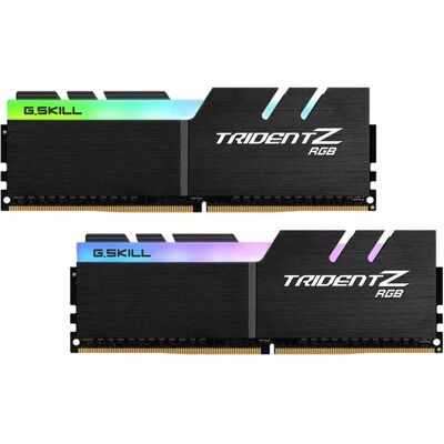 G.Skill Trident Z RGB (2 x 8GB, 3000 MHz, RAM DDR4, DIMM), Mémoire vive, Noir G.Skill Trident Z RGB (2 x 8GB, 3000 MHz, RAM DDR4, DIMM), Mémoire vive, Noir