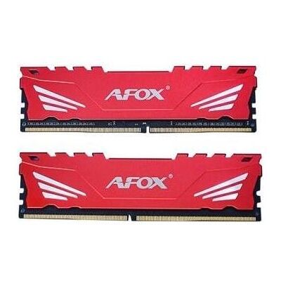 AFOX GAMING DDR4 2X16GB 3200MHZ CL16 RANK1 XMP2 RED (3200 MHz, RAM DDR4), Mémoire vive, Rouge AFOX GAMING DDR4 2X16GB 3200MHZ CL16 RANK1 XMP2 RED (3200 MHz, RAM DDR4), Mémoire vive, Rouge