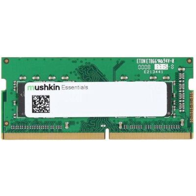 Mushkin Essentials (1 x 16GB, 3200 MHz, RAM DDR4, SO-DIMM), Mémoire vive, Vert Mushkin Essentials (1 x 16GB, 3200 MHz, RAM DDR4, SO-DIMM), Mémoire vive, Vert