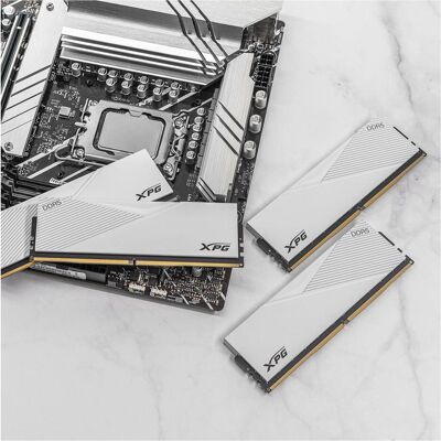 Adata DDR5 16GB 6000-30 Lancer XPG-Series (1 x 16GB, 6000 MHz, RAM DDR5, DIMM), Mémoire vive, Blanc Adata DDR5 16GB 6000-30 Lancer XPG-Series (1 x 16GB, 6000 MHz, RAM DDR5, DIMM), Mémoire vive, Blanc