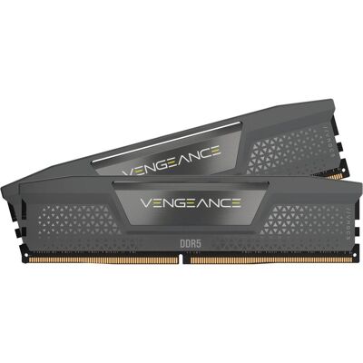 Corsair Vengeance (2 x 32GB, 5600 MHz, RAM DDR5, U-DIMM), Mémoire vive, Gris Corsair Vengeance (2 x 32GB, 5600 MHz, RAM DDR5, U-DIMM), Mémoire vive, Gris