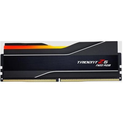 G.Skill RAM Gskill D5 6000 24GB C40 Trident Z5 NEO RGB (1 x 24 Go, 6000 MHz, RAM DDR5, DIMM), Mémoire vive, Multicolore G.Skill RAM Gskill D5 6000 24GB C40 Trident Z5 NEO RGB (1 x 24 Go, 6000 MHz, RAM DDR5, DIMM), Mémoire vive, Multicolore