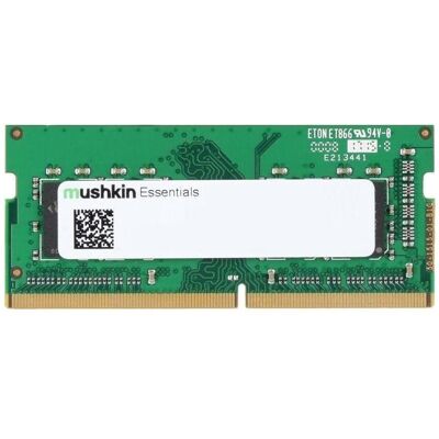 Mushkin Essentials (1 x 16GB, 3200 MHz, RAM DDR4, SO-DIMM), Mémoire vive, Vert Mushkin Essentials (1 x 16GB, 3200 MHz, RAM DDR4, SO-DIMM), Mémoire vive, Vert
