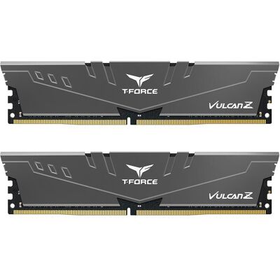 Team Group Vulcain Z (2 x 8GB, 3200 MHz, RAM DDR4, DIMM), Mémoire vive, Gris Team Group Vulcain Z (2 x 8GB, 3200 MHz, RAM DDR4, DIMM), Mémoire vive, Gris