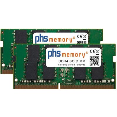 PHS-memory - QNAP TVS-951X-2G - 64GB Kit - DDR4 SO-DIMM PHS-memory - QNAP TVS-951X-2G - 64GB Kit - DDR4 SO-DIMM