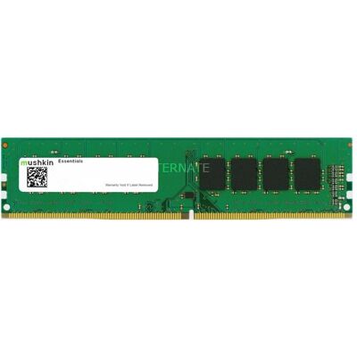 Mushkin DDR4 - 8 Go -3200 - CL - 22 - Simple, Essentials (MES4U320NF8G) (1 x 8GB, 3200 MHz, RAM DDR4, DIMM), Mémoire vive, Vert Mushkin DDR4 - 8 Go -3200 - CL - 22 - Simple, Essentials (MES4U320NF8G) (1 x 8GB, 3200 MHz, RAM DDR4, DIMM), Mémoire vive, Vert
