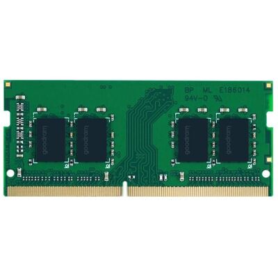 Goodram DDR4 SODIMM 8GB (1 x 8GB, 3200 MHz, RAM DDR4, SO-DIMM), Mémoire vive Goodram DDR4 SODIMM 8GB (1 x 8GB, 3200 MHz, RAM DDR4, SO-DIMM), Mémoire vive