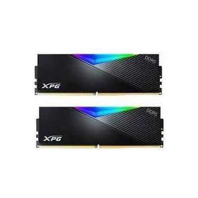 Adata XPG Lancer RGB (2 x 16GB, 6400 MHz, RAM DDR5, U-DIMM), Mémoire vive, Noir Adata XPG Lancer RGB (2 x 16GB, 6400 MHz, RAM DDR5, U-DIMM), Mémoire vive, Noir