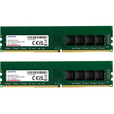Adata DDR4 32 Go 3200-22 K2 Premier Dual Tray (2 x 16GB, 3200 MHz, RAM DDR4), Mémoire vive, Vert Adata DDR4 32 Go 3200-22 K2 Premier Dual Tray (2 x 16GB, 3200 MHz, RAM DDR4), Mémoire vive, Vert