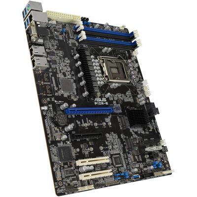 Asus Serveur P12R-E (LGA 1200, Intel C256, ATX), Carte mère Asus Serveur P12R-E (LGA 1200, Intel C256, ATX), Carte mère
