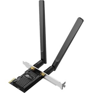 TP-Link Archer TX20E Adaptateur Wi-Fi 6 PCIe AX1800 Bluetooth 5.2 (Mini PCI Express), Carte réseau, Noir TP-Link Archer TX20E Adaptateur Wi-Fi 6 PCIe AX1800 Bluetooth 5.2 (Mini PCI Express), Carte réseau, Noir