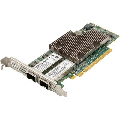 Broadcom BCM NetXtreme- P1200G Thor 1x 200G NIC (PCIe), Carte réseau, Noir Broadcom BCM NetXtreme- P1200G Thor 1x 200G NIC (PCIe), Carte réseau, Noir