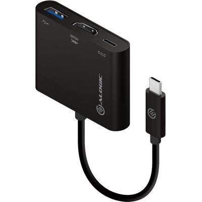 Adaptateur multiport USB-C ALOGIC - HDMI, USB-A, Ethernet - 60W Adaptateur multiport USB-C ALOGIC - HDMI, USB-A, Ethernet - 60W