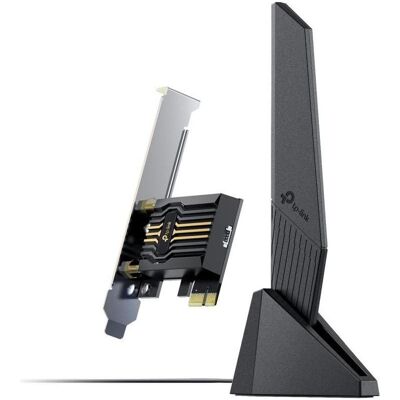 TP-Link Archer TBE553E BE9300 WiFi7 PCI Express (Mini PCI Express), Carte réseau, Noir TP-Link Archer TBE553E BE9300 WiFi7 PCI Express (Mini PCI Express), Carte réseau, Noir