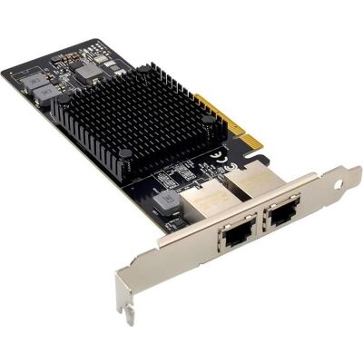 MicroConnect Network Card PCIe x8 X550-T2 (Mini PCI Express), Carte réseau, Noir MicroConnect Network Card PCIe x8 X550-T2 (Mini PCI Express), Carte réseau, Noir