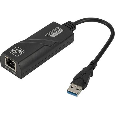 EXSYS USB Ethernet Adapter (USB 2.0, USB-C 3.2 Gen 1, RJ45 (1x)), Adaptateur réseau EXSYS USB Ethernet Adapter (USB 2.0, USB-C 3.2 Gen 1, RJ45 (1x)), Adaptateur réseau