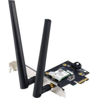Asus PCE-AXE5400 (PCIe), Carte réseau, Noir Asus PCE-AXE5400 (PCIe), Carte réseau, Noir