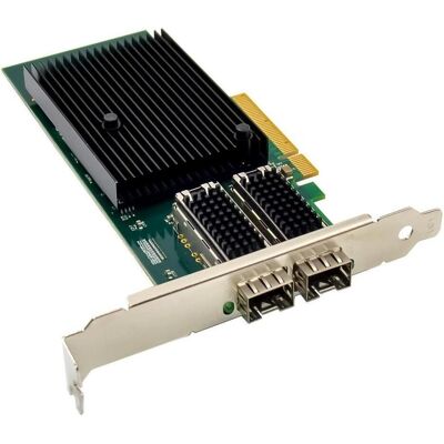 MicroConnect Network Card PCIe x8 X710-DA2 (Mini PCI Express), Carte réseau, Noir MicroConnect Network Card PCIe x8 X710-DA2 (Mini PCI Express), Carte réseau, Noir