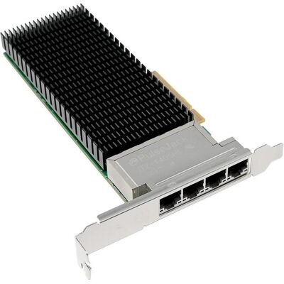 MicroConnect Network Card PCIe x8 X710-T4 (Mini PCI Express), Carte réseau, Noir MicroConnect Network Card PCIe x8 X710-T4 (Mini PCI Express), Carte réseau, Noir