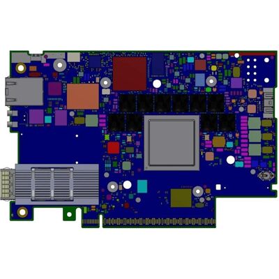 Nvidia BlueField-3 B3220SH E-Series FHHL Storage Controller, Carte graphique, Bleu Nvidia BlueField-3 B3220SH E-Series FHHL Storage Controller, Carte graphique, Bleu
