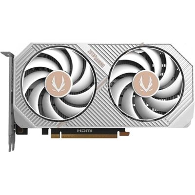 Zotac GeForce RTX 5060 Twin Edge OC White Edition (8 Go, GDDR7), Carte graphique, Blanc Zotac GeForce RTX 5060 Twin Edge OC White Edition (8 Go, GDDR7), Carte graphique, Blanc