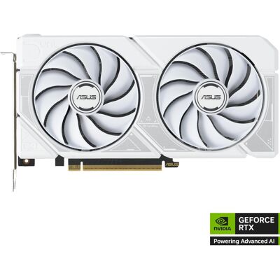 Asus Dual GeForce RTX 5060 Ti White OC (16 Go, GDDR7), Carte graphique, Blanc Asus Dual GeForce RTX 5060 Ti White OC (16 Go, GDDR7), Carte graphique, Blanc