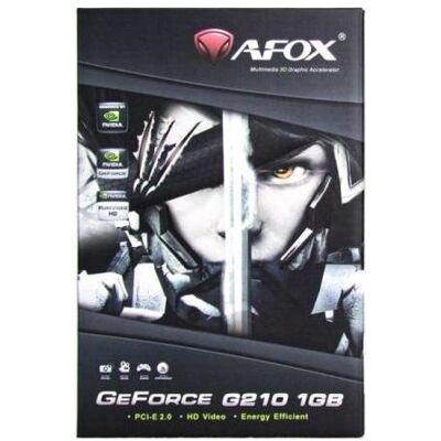 AFOX Geforce GT210 1 GB DDR2 64 Bit DVI HDMI VGA Passive G2-Grafikkarte (1 Go, DDR2), Carte graphique, Noir AFOX Geforce GT210 1 GB DDR2 64 Bit DVI HDMI VGA Passive G2-Grafikkarte (1 Go, DDR2), Carte graphique, Noir