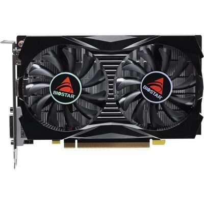 Biostar GeForce GTX 1050 (4 Go, GDDR5), Carte graphique, Noir, Gris Biostar GeForce GTX 1050 (4 Go, GDDR5), Carte graphique, Noir, Gris