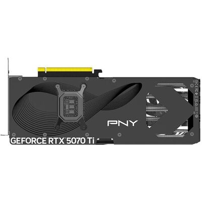 PNY GeForce RTX 5070Ti 16GB OC Triple Fa (16 Go, GDDR7), Carte graphique, Noir PNY GeForce RTX 5070Ti 16GB OC Triple Fa (16 Go, GDDR7), Carte graphique, Noir