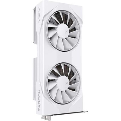 Pine XFX Swift Radeon RX 9060 XT OC White Gaming Edition (8 Go, GDDR6), Carte graphique, Blanc Pine XFX Swift Radeon RX 9060 XT OC White Gaming Edition (8 Go, GDDR6), Carte graphique, Blanc