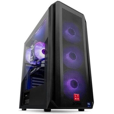 LYNX Challenger i5 14400F 32GB 1TB SSD NVMe RTX 5060 8G W11 Home (1000 Go, 32 Go, GeForce RTX 5060), PC, Noir LYNX Challenger i5 14400F 32GB 1TB SSD NVMe RTX 5060 8G W11 Home (1000 Go, 32 Go, GeForce RTX 5060), PC, Noir