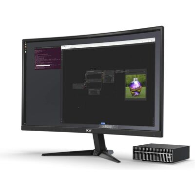 Acer Veriton AI Veriton VGN100 (2000 Go, 128 Go), PC, Gris, Noir Acer Veriton AI Veriton VGN100 (2000 Go, 128 Go), PC, Gris, Noir