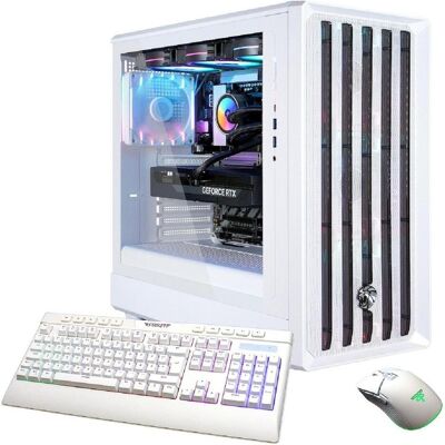 Hyrican GAMEMAX CLAW WH 8113 Ryzen 5 7500F WAK 32 Go DDR5 SSD 1 To RTX 5060 (1000 Go, 32 Go, GeForce RTX 5060), PC, Blanc Hyrican GAMEMAX CLAW WH 8113 Ryzen 5 7500F WAK 32 Go DDR5 SSD 1 To RTX 5060 (1000 Go, 32 Go, GeForce RTX 5060), PC, Blanc