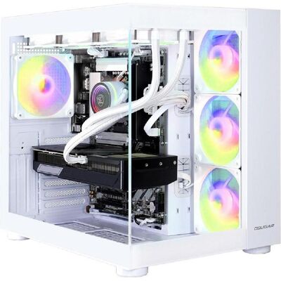 Hyrican Cougar FV150 WT 7959 R5-9600X 32GB/1TB SSD RX 9070 Win11 (1000 Go, 32 Go, Radeon RX 9070), PC, Blanc Hyrican Cougar FV150 WT 7959 R5-9600X 32GB/1TB SSD RX 9070 Win11 (1000 Go, 32 Go, Radeon RX 9070), PC, Blanc