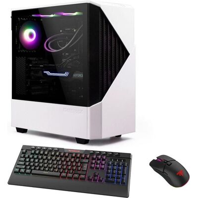 Hyrican PC gaming GAMEMAX Horizon 7606 (32 Go, AMD Ryzen 7 5700X, GeForce RTX 5060), PC, Blanc Hyrican PC gaming GAMEMAX Horizon 7606 (32 Go, AMD Ryzen 7 5700X, GeForce RTX 5060), PC, Blanc