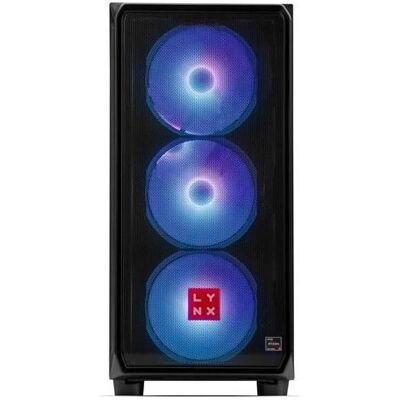 LYNX Dynamo Eclot Ryzen 7 7800X3D 32GB 1T SSD NVMe RTX 5070 12G W11 Home (1000 Go, 32 Go, AMD Ryzen 7 7800X3D, GeForce RTX 5070), PC, Noir LYNX Dynamo Eclot Ryzen 7 7800X3D 32GB 1T SSD NVMe RTX 5070 12G W11 Home (1000 Go, 32 Go, AMD Ryzen 7 7800X3D, GeForce RTX 5070), PC, Noir