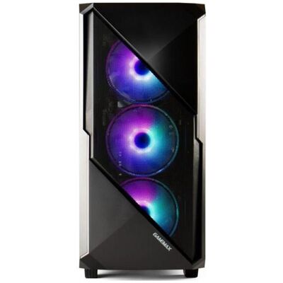 Hyrican Gamemax Striker 7915 (1000 Go, 16 Go, AMD Ryzen 7 5700X, GeForce RTX 5060), PC, Noir Hyrican Gamemax Striker 7915 (1000 Go, 16 Go, AMD Ryzen 7 5700X, GeForce RTX 5060), PC, Noir