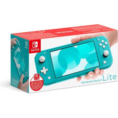 Nintendo Switch Lite turquoise - sans adaptateur, Console de jeu, Turquoise Nintendo Switch Lite turquoise - sans adaptateur, Console de jeu, Turquoise