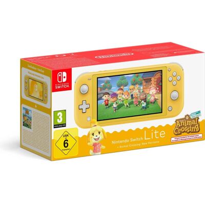 Nintendo Switch Lite + Animal Crossing: New Horizons Bundle, Console de jeu, Jaune Nintendo Switch Lite + Animal Crossing: New Horizons Bundle, Console de jeu, Jaune
