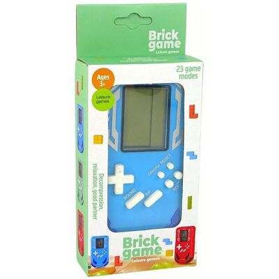 Lean Toys IMPORT LEANTOYS Brick Spielkonsole Blau., Gaming rétro, Bleu Lean Toys IMPORT LEANTOYS Brick Spielkonsole Blau., Gaming rétro, Bleu