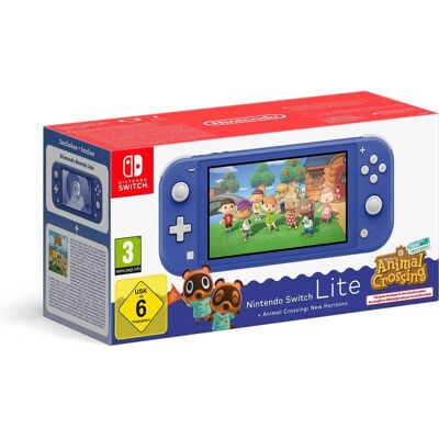 Nintendo Switch Lite + Animal Crossing: New Horizons Bundle, Console de jeu, Bleu Nintendo Switch Lite + Animal Crossing: New Horizons Bundle, Console de jeu, Bleu